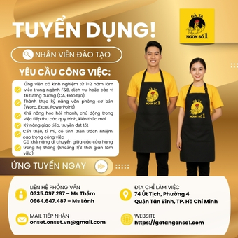 Poster tuyển dụng